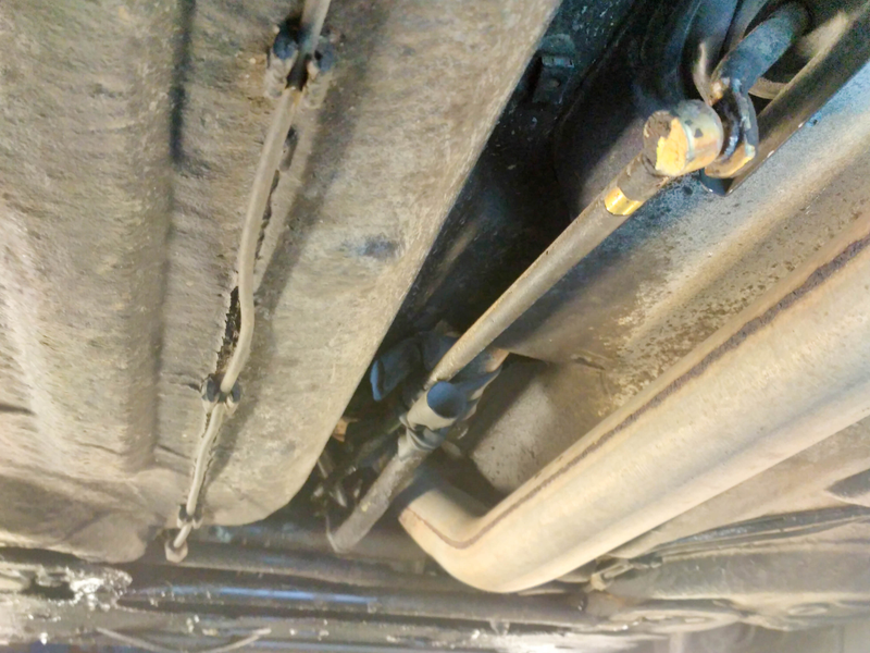 Shift rod, shifter side.